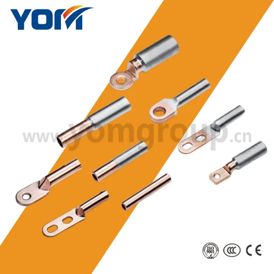 Acessórios elétricos de terminais de cabos bimetálicos de cobre e alumínio para conexão de fios (YDTL-2)