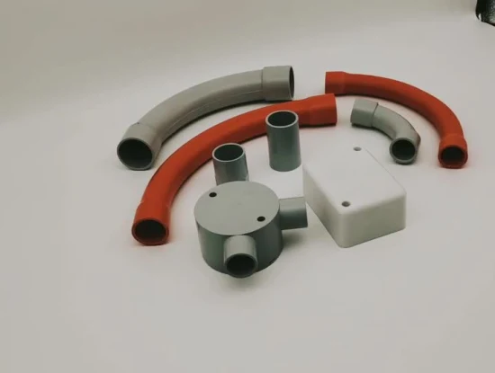 Conexões para tubos de conduíte elétricos rígidos de PVC SAA 32 mm laranja para serviço pesado Austrália