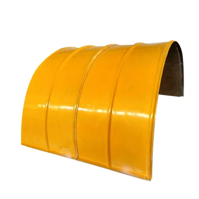 Cobertura do capô da correia transportadora de placa de aço corrugado de fabricante profissional